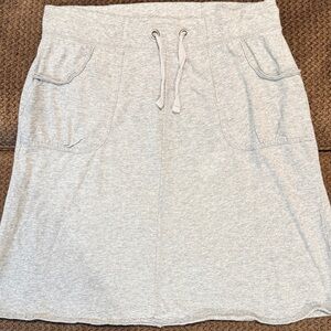 Merona Light Gray A-Line Skirt